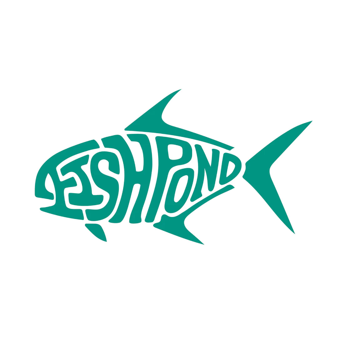 Fishpond Thermal Die Cut Sticker - Permit 6"