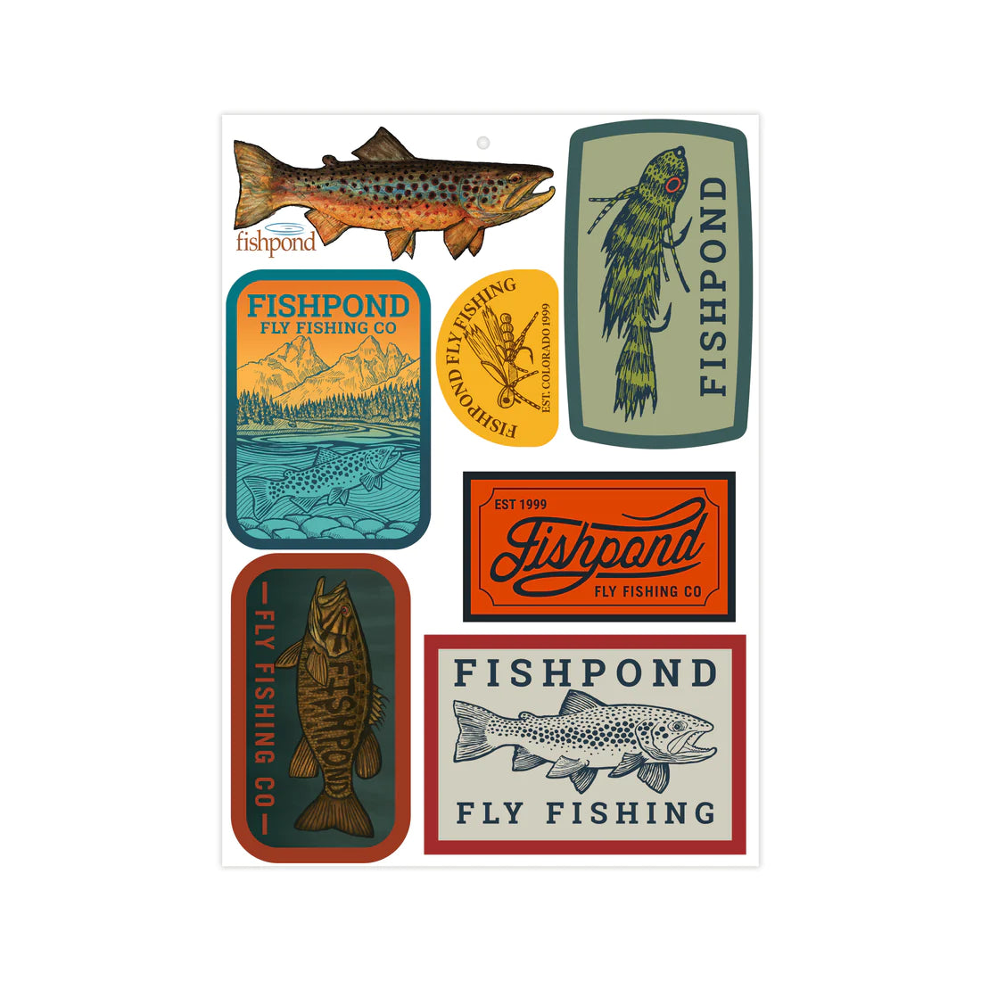 Fishpond Saltwater Sticker Kit