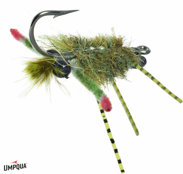 Set 3 Olive Belly Flop Crab | Mosca Per Pesca A Mosca Taglia #4 | Bonefish E Permit