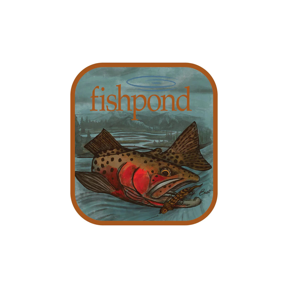 Fishpond Drop Off Sticker