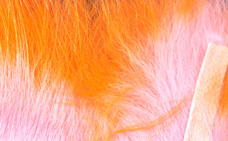 Two Toned Rabbit Flesh Strip
