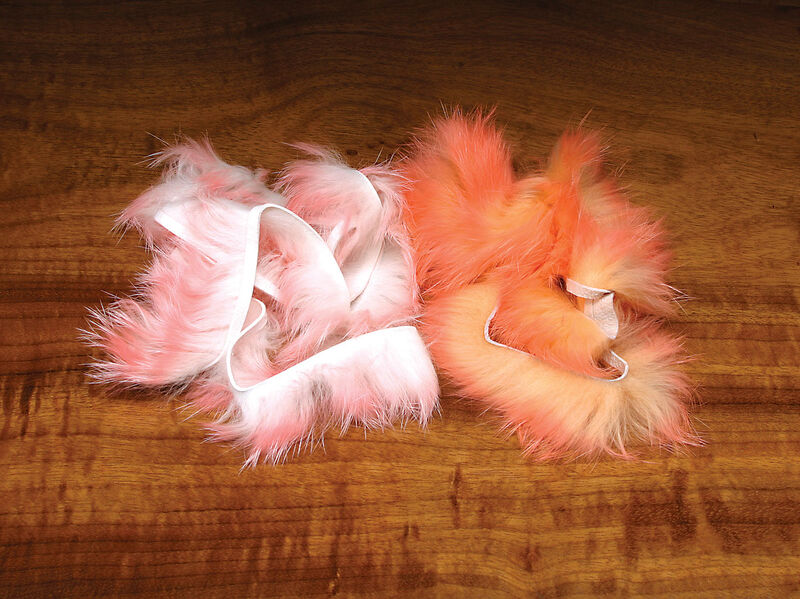 Two Toned Rabbit Flesh Strip
