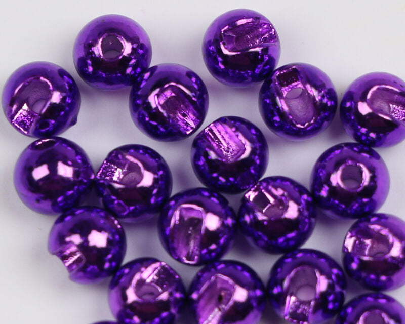 Slotted Tungsten Beads - Metallic Colors