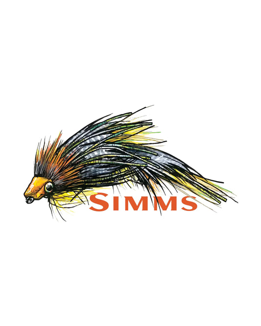 Simms Streamer Sticker