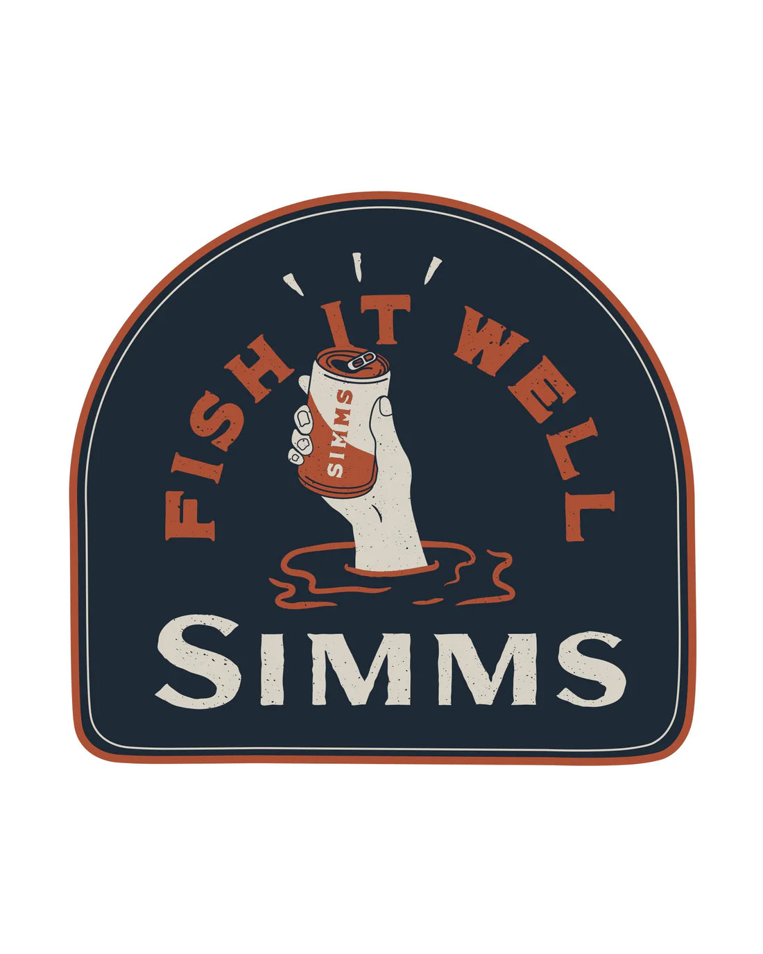 Simms FIW Beer Sticker