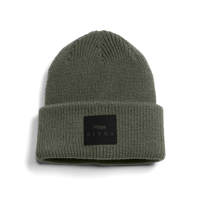 Sitka   Double Cuff Acrylic Knit Beanie