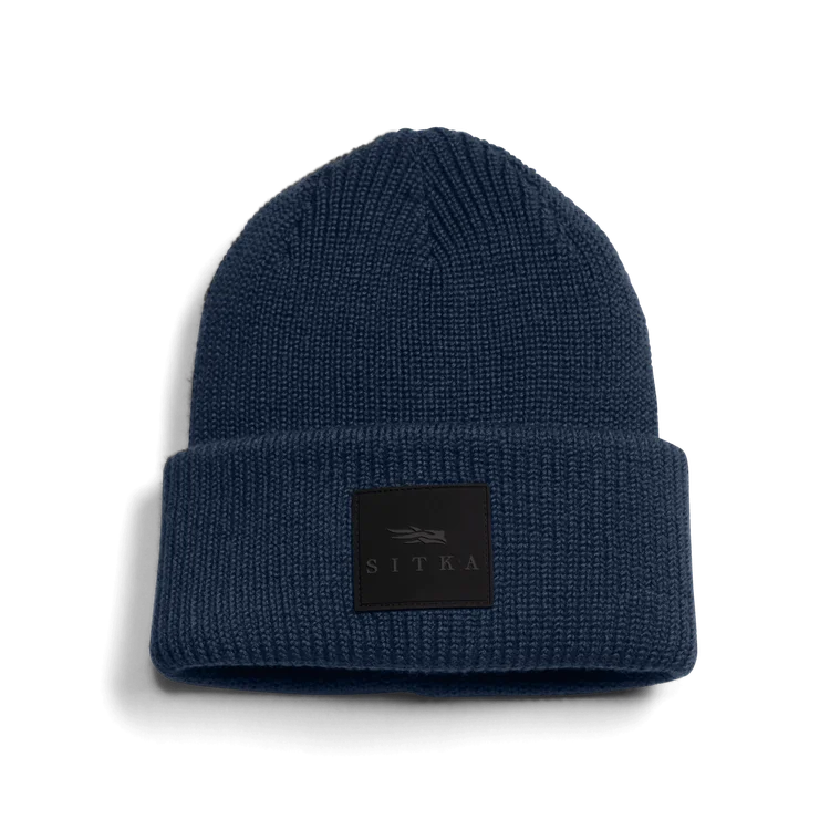Sitka   Double Cuff Acrylic Knit Beanie