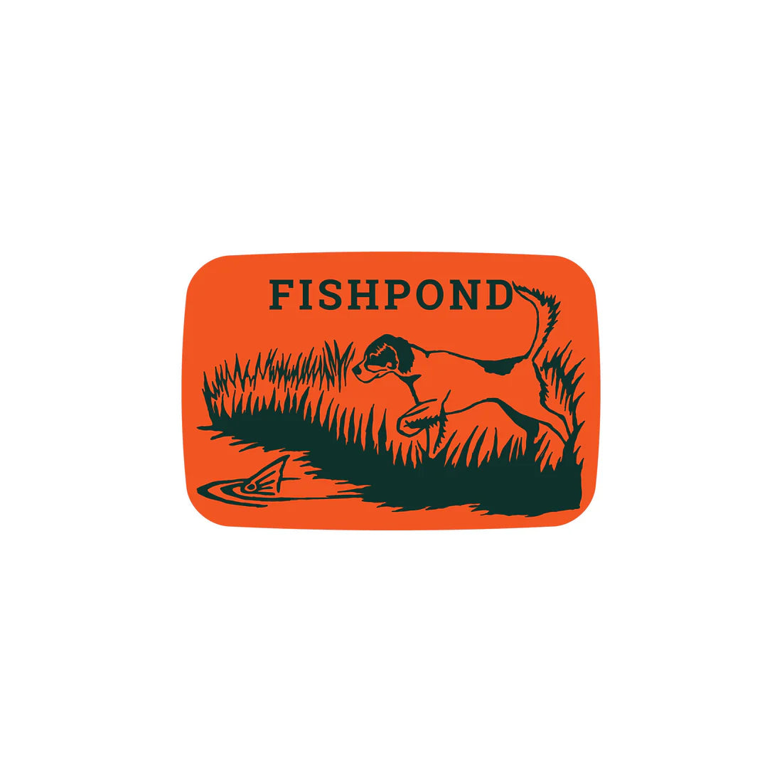 Fishpond Thermal Die Cut Sticker - On Point 5"