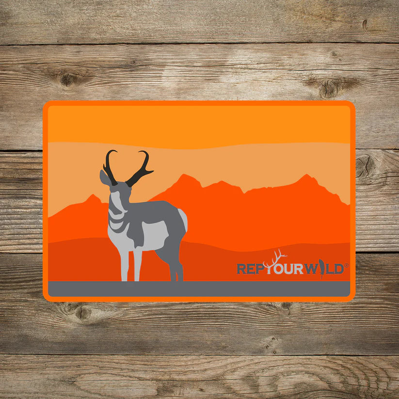 RepYourWild Speed Goat Sticker