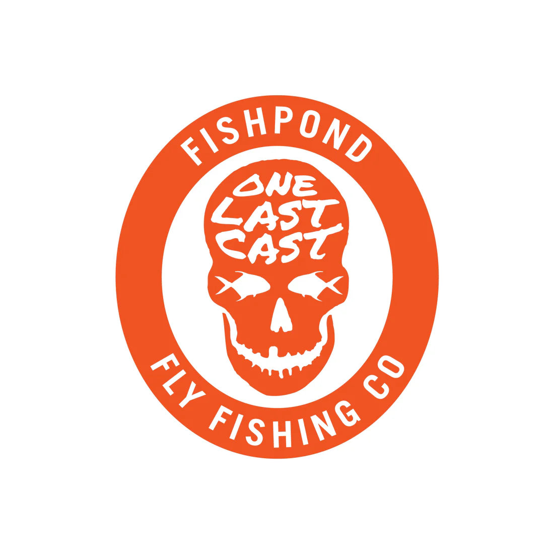 Fishpond Thermal Die Cut Sticker - 3.5