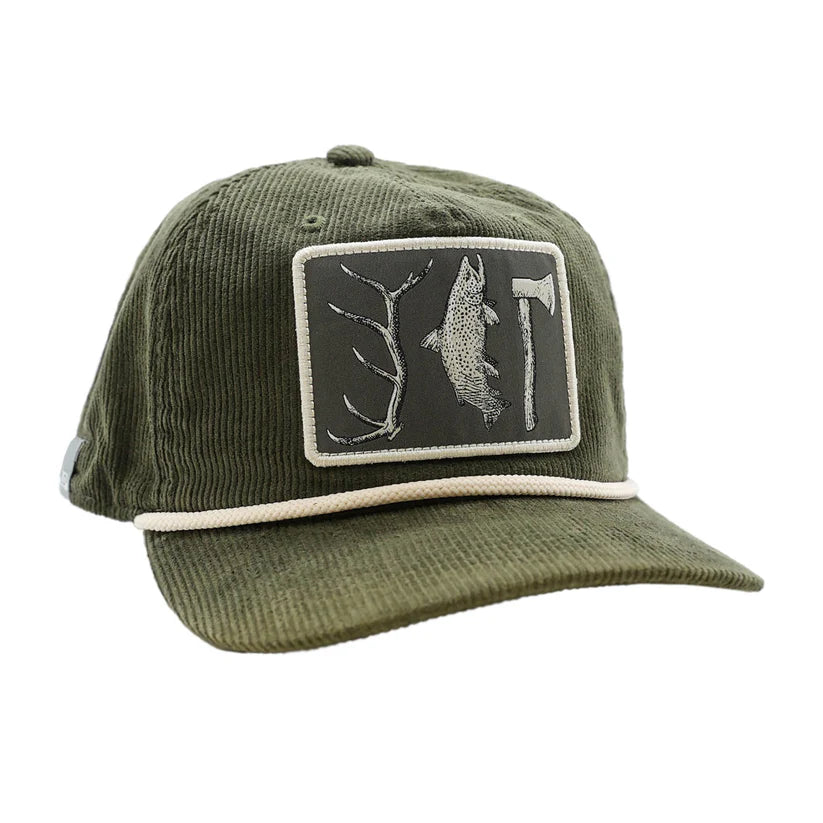 Hunt. Fish. Camp. Artist Corduroy Edition Hat