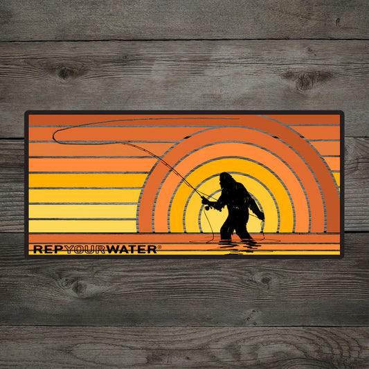 RepYourWater Sunset Squatch Sticker