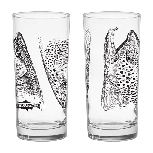 RepYourWater Heads Highball Glass