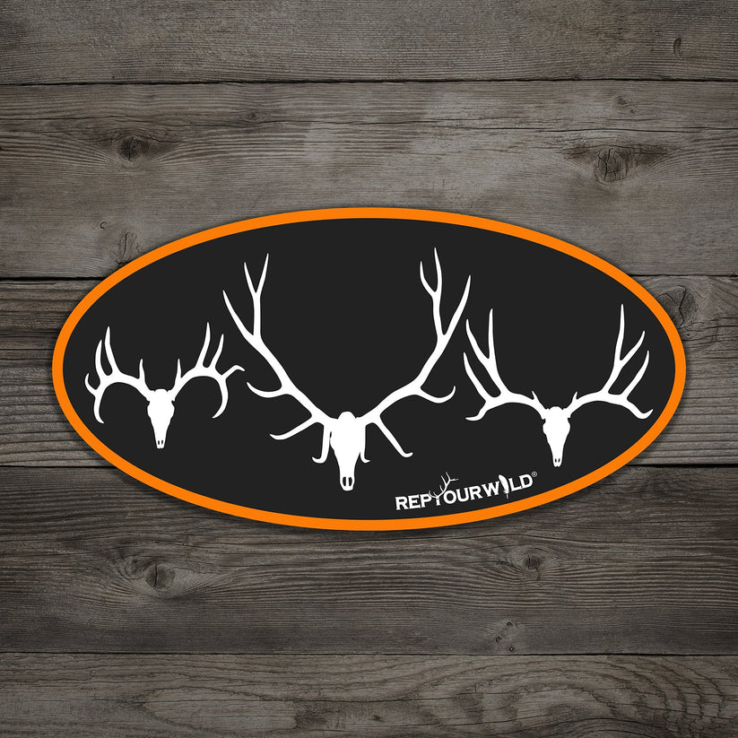 RepYourWater Western Trio Sticker
