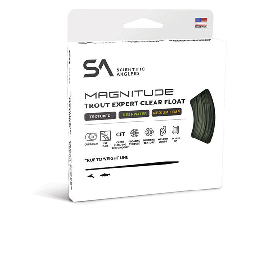 SA Magnitude Textured Trout Expert Clear Fly Line