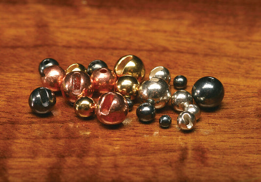 Slotted Tungsten Beads - Metallic Colors