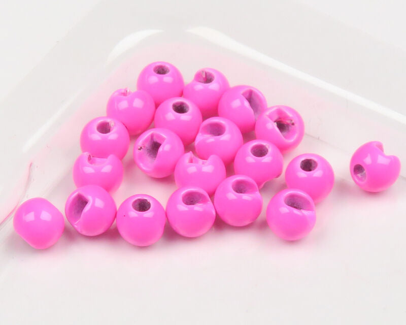 Slotted Tungsten Beads - Neon Colors